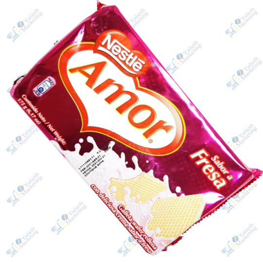 Nestlé Amor Wafer Galleta de Fresa 175 g 1 Nestlé Amor Wafer Galleta de Fresa 175 gr
