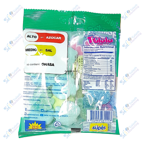 Super Trululu Splash Rellenas Gomas Sabor Frutal 90 gr 2 Super Trululu Splash Rellenas Gomas Sabor Frutal 90 gr