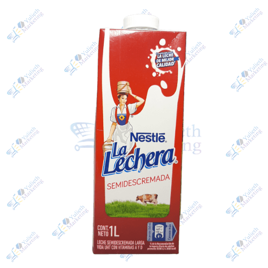 Nestlé La Lechera Leche Semidescremada 1 lt