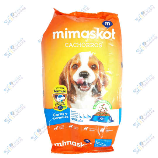 Mimaskot Comida para Perros Cachorros con Leche 450 g