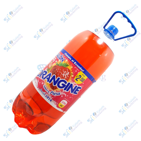 Orangine Bebida Gaseosa Fresa Galón 3785ml