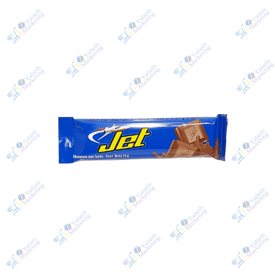 Jet Leche Milk Chocolate en Barra 12 g