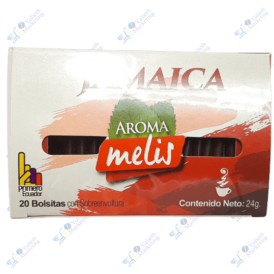 Aroma Melis Te de Hierbas Aromáticas Jamaica Pack 20 u 24g
