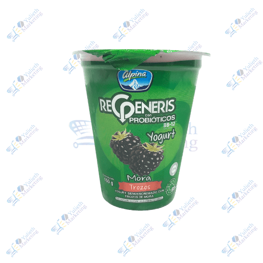 Alpina Regeneris Yogurt con Frutas Trozos de Mora 150 g