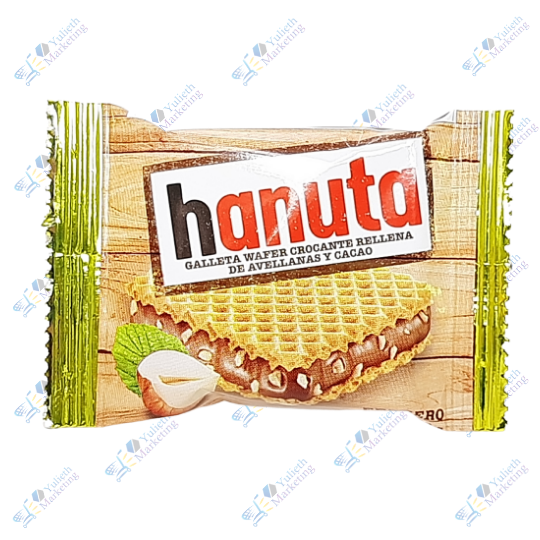 Ferrero Hanuta Galleta de Chocolate Wáfer Avellana y Cacao xu 22g