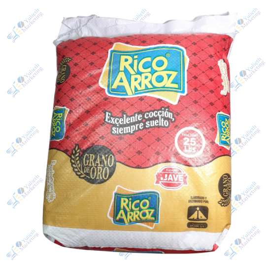 Rico Arroz Grano de Oro 25 lb