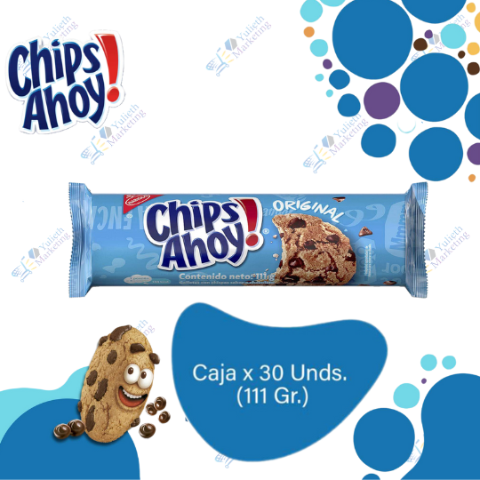 Nabisco Chips Ahoy Slug Galletas Dulces Chispas Chocolate EC 30X111g