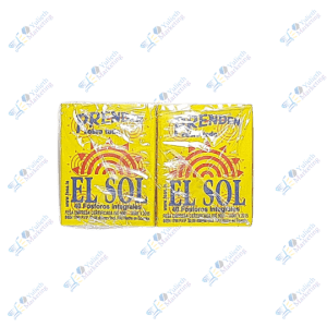 El Sol Fósforos de Madera Encendedor Integral Pack x 10 u
