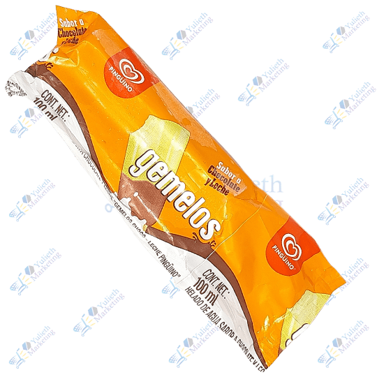 Pingüino Gemelo Helado de Paleta Chocolate Leche 100 ml