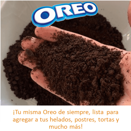 Oreo Trozos de Galleta de Chocolate Pequeños Caja EC Crumbs 12x500g SM 3 Oreo Trozos de Galleta de Chocolate Pequeños Caja EC Crumbs 12x500g SM