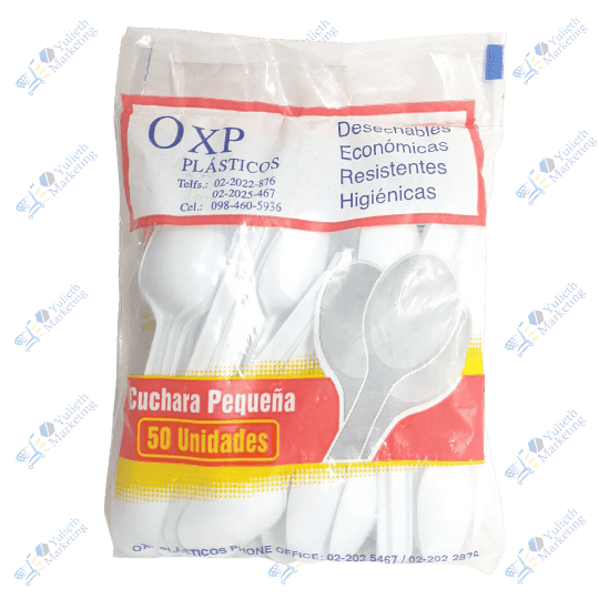 OXP Plásticos Cucharas Pequeñas Pack x 50 u