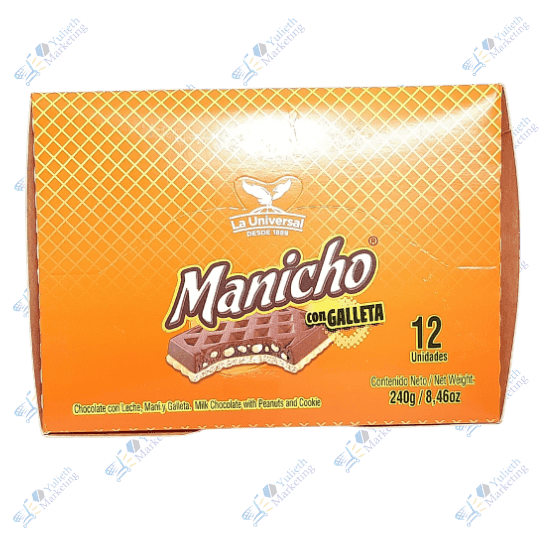 La Universal Manicho Galleta de Chocolate Packx12u 20g 240g