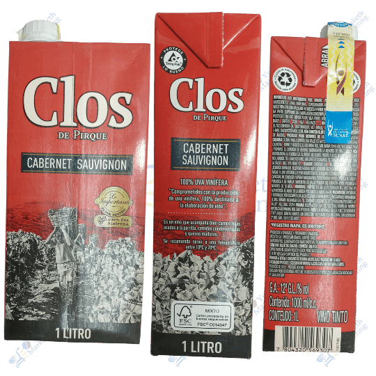 Clos Vino Tinto Cabernet Sauvignon 1L 1 Clos Vino Tinto Cabernet Sauvignon 1L