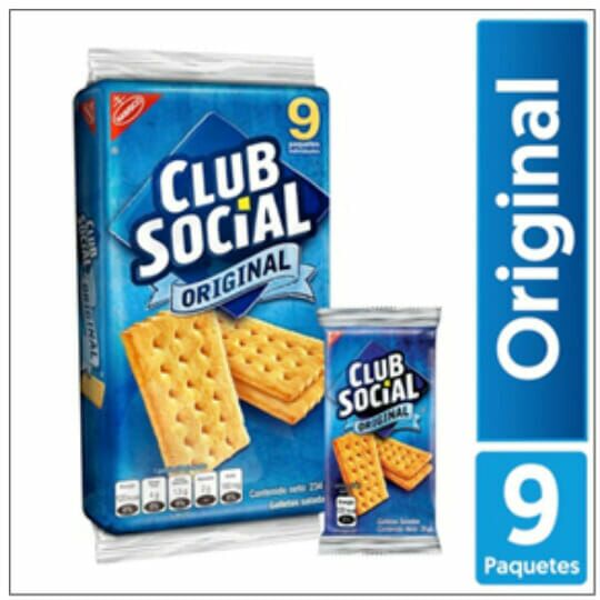 Nabisco Club Social Original Galleta de Sal Caja E 24x9x26gr 1 Nabisco Club Social Original Galleta de Sal Caja E 24x9x26gr