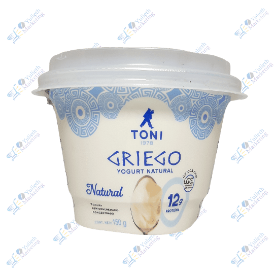 Toni Yogurt en Postre Natural Griego Semidescremado 150 g 1 Toni Griego Yogurt Semidescremado en Postre 150 gr