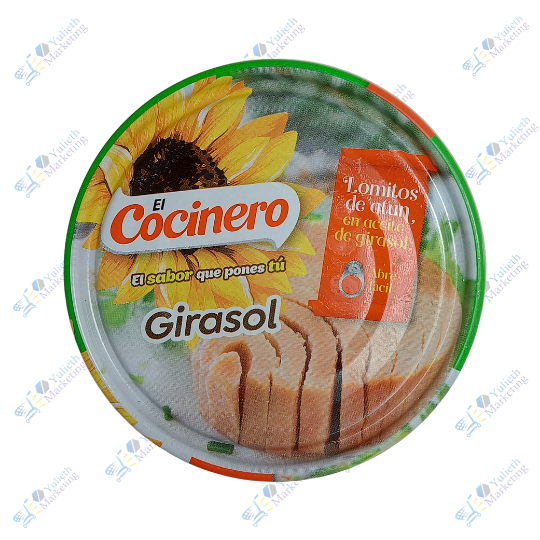 El Cocinero Lomitos de Atún en Aceite de Girasol 160 g