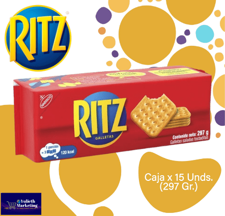 Nabisco Ritz Galletas de sal Cuadrada Caja 15ux297g EC 1 Nabisco Ritz Galletas de sal Cuadrada Caja 15ux297g EC