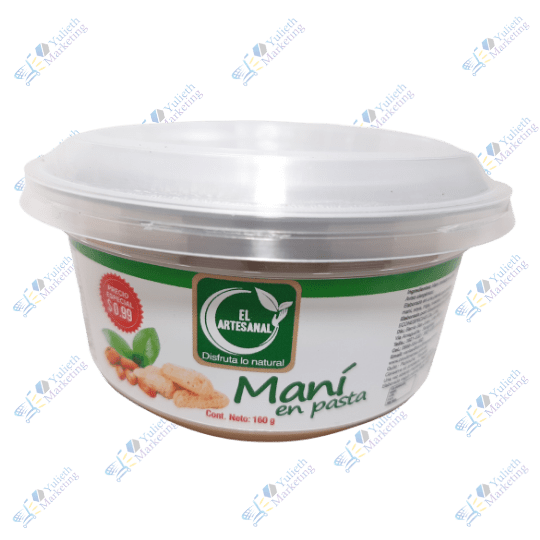 El Artesanal Maní en Pasta Tarrina 160 gr 1 El Artesanal Maní en Pasta Tarrina 160 gr