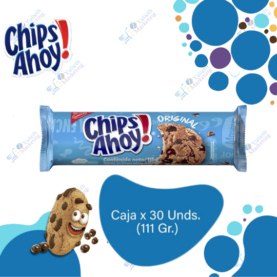 Nabisco Chips Ahoy Slug Galletas Dulces Chispas Chocolate EC 30X111g 1 Nabisco Chips Ahoy Slug Galletas Dulces Chispas Chocolate EC 30X111g