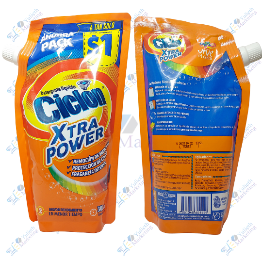 Ciclón Detergente Líquido Sachet 300 ml