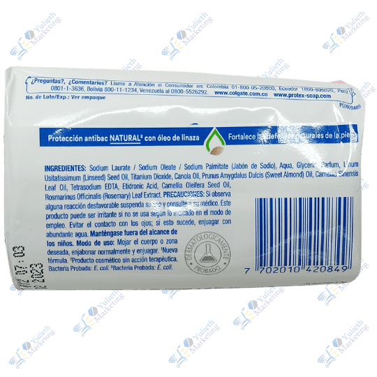 Protex Jabón de Tocador Antibacterial Omega3 110 g 2 Protex Jabón de Tocador Antibacterial Omega3 110 g
