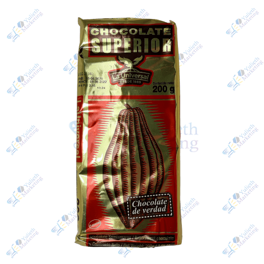 La Universal Superior Chocolate en Barra 200 g 1 La Universal Superior Chocolate en Barra 200 g
