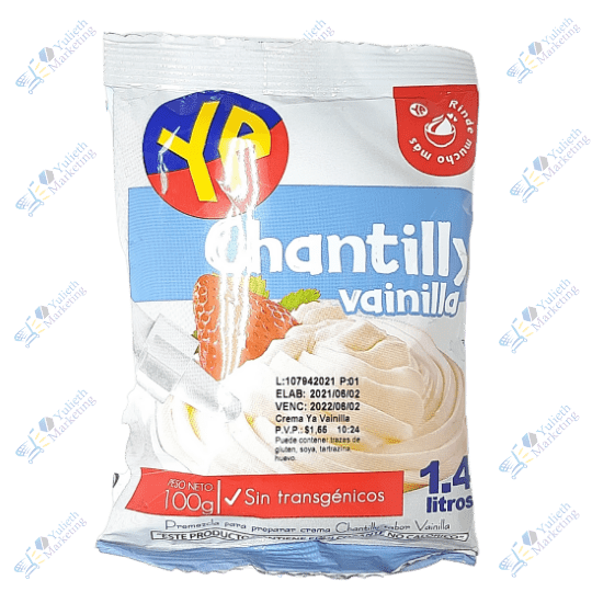 Ya Premezcla Para Crema Chantilly de Vainilla 100 gr