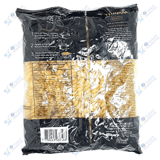 Don Vittorio Fideo Tornillo 250 g 2 Don Vittorio Fideo Tornillo 250 gr