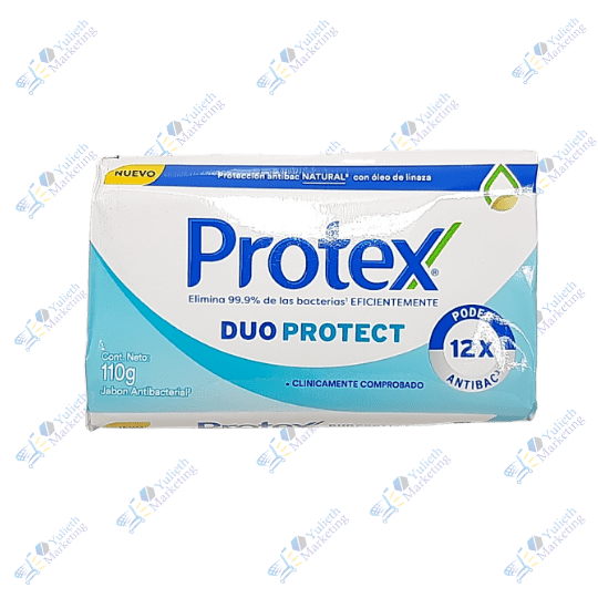 Protex Duo Protect Jabón Antibacterial x u 110 g