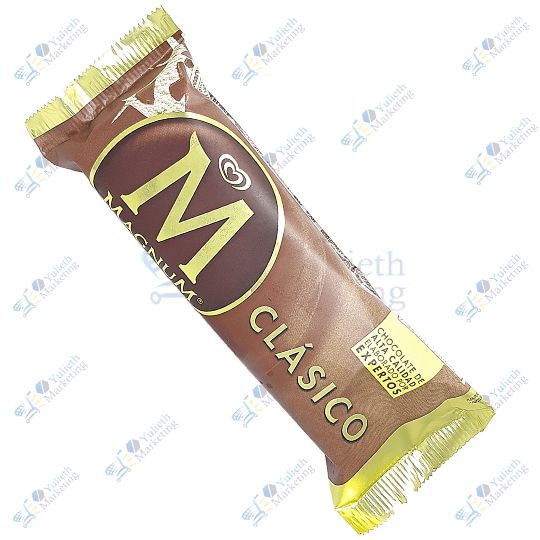 Pingüino Magnum Clásico Helado de Paleta Vainilla con Chocolate 90 ml