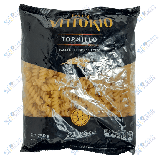 Don Vittorio Fideo Tornillo 250 g 1 Don Vittorio Fideo Tornillo 250 gr