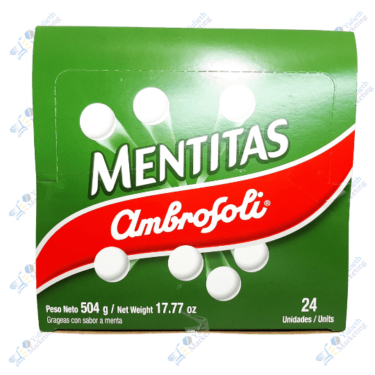 Ambrosoli Mentitas Caramelo Duro Grageas Sachet 21 g Kitx24u 504 g