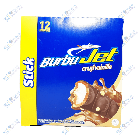 Burbu Jet Chocolate Relleno Crujivainilla 21g Kitx12u 252g