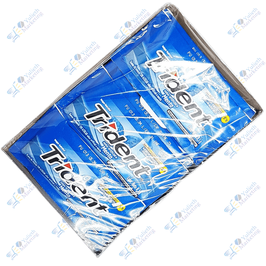 Adams Trident Chicles Sin Azúcar Menta Packx5u 8.5 g Kitx18u