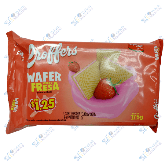 Semprebene Croffers Galletas Dulces Wafer Fresa 175 g