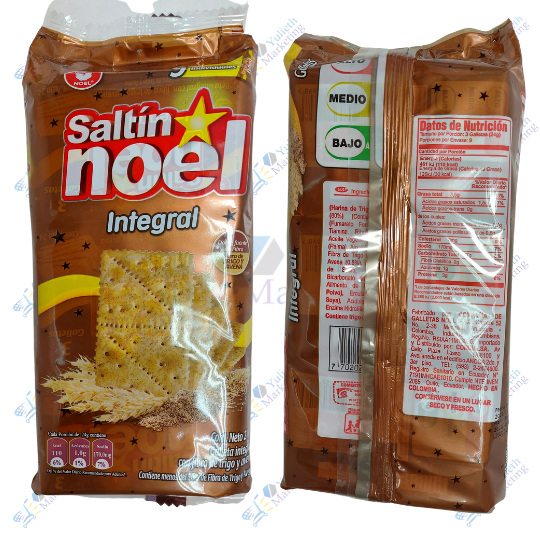 Noel Saltín Galletas Integrales 24 g Kitx9u 216 g