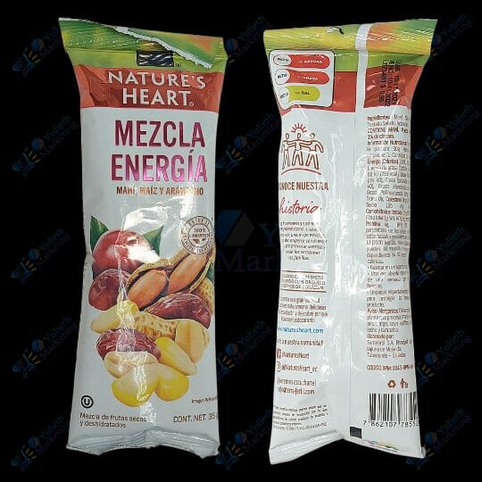 Nature's Heart Frutos Secos Mezcla Energia Mani Maiz y Arandano 35 g