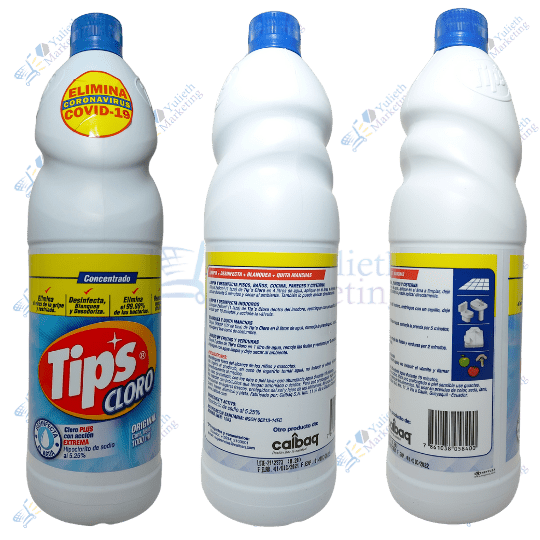 Tips Cloro Regular Original 1000 ml
