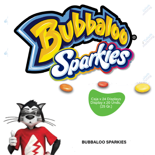 Bubbaloo sparkies caramelos masticables 20s surtidos caja ec 24x20x25gr 3 Bubbaloo sparkies caramelos masticables 20s surtidos caja ec 24x20x25gr