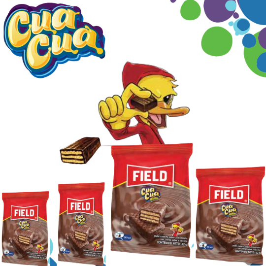 Field Cua Cua Minis Wafer Galletas de Chocolate con Vainilla 42 g