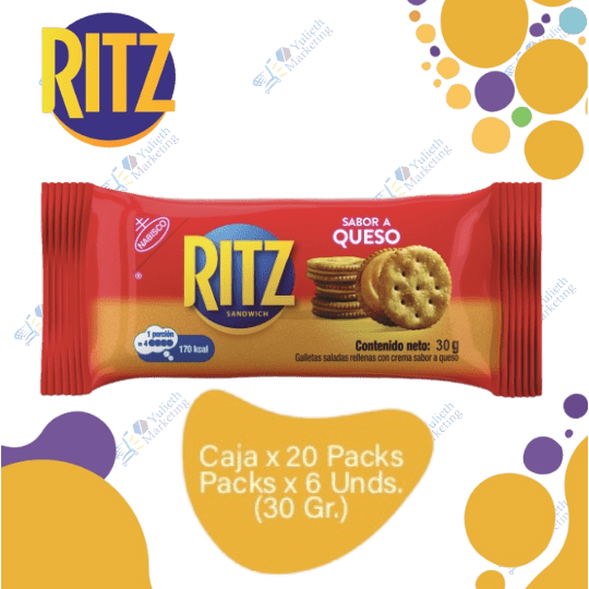 Nabisco Ritz Galletas de Queso Caja EC 20X6X30g